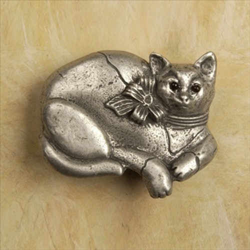 Anne At Home 47: 3" cc Calico Cat Cabinet Pull
