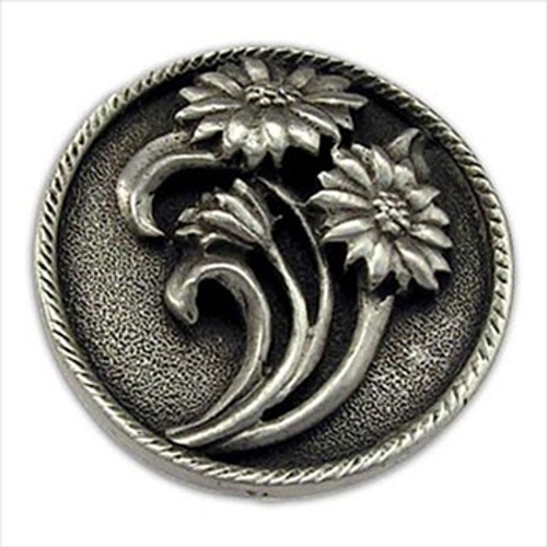 Anne At Home 7059: Daisy Cabinet Knob - Right Facing