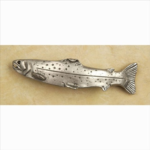 Anne At Home 650: 3" cc Trout Cabinet Pull - Left Facing