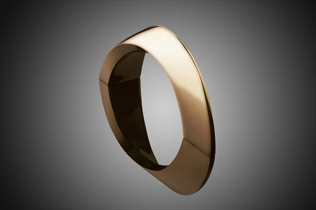 Forms+Surfaces 9" cc Lyra Cast Door Pull (left)