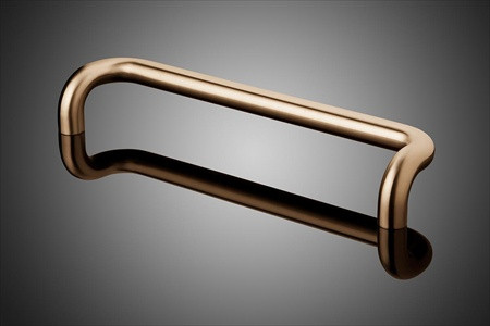 Forms+Surfaces DT1221 Series 24" cc Round Bar Offset Door Pull