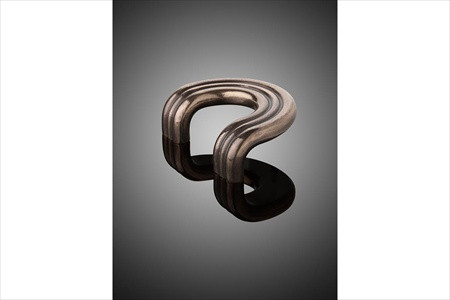 Forms+Surfaces 6" cc Artisan Half-Circle Cast Door Pull