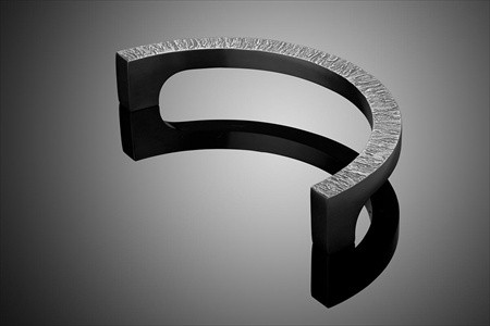 Forms+Surfaces 14" cc Artisan Half-Circle Cast Door Pull