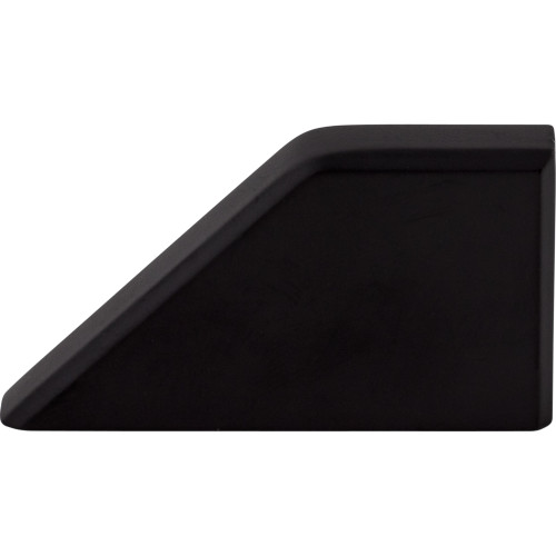 Top Knobs TK13BLK: 1" cc Sanctuary Tapered Cabinet Knob - Flat Black