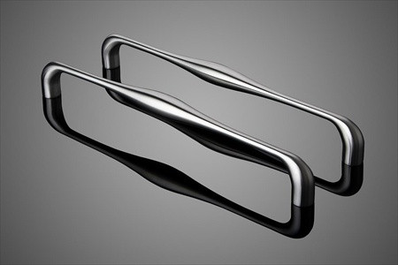 Forms+Surfaces 20" cc Cadence Cast Straight Door Pull