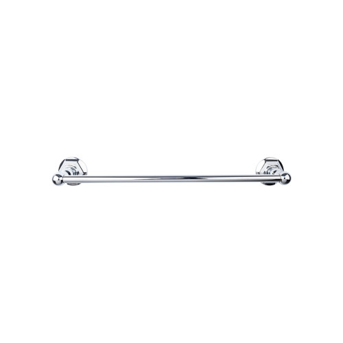 Top Knobs ED8PCB: 24" cc Edwardian Bath Single Towel Bar - Polished Chrome