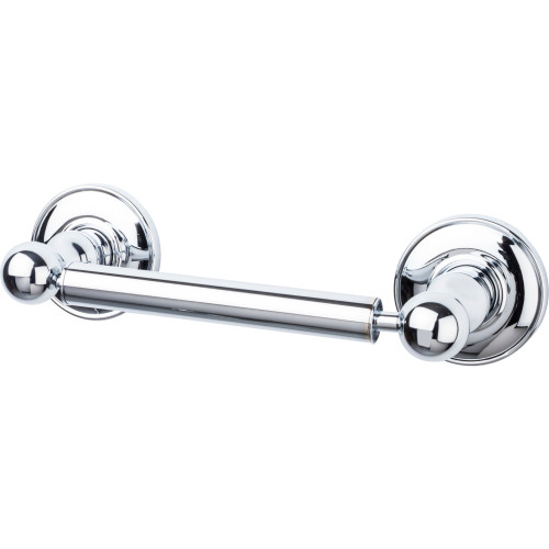 Top Knobs ED3PCD: 6-3/4" cc Edwardian Bath Tissue Roll Holder - Polished Chrome