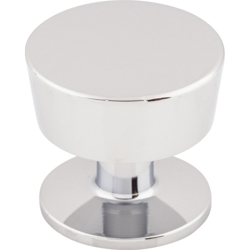 Top Knobs M1124: 1-3/16" Essex Round Cabinet Knob - Polished Chrome