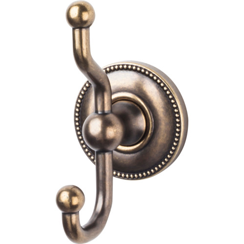 Top Knobs ED2GBZA: Edwardian Bath Double Wall Hook - German Bronze