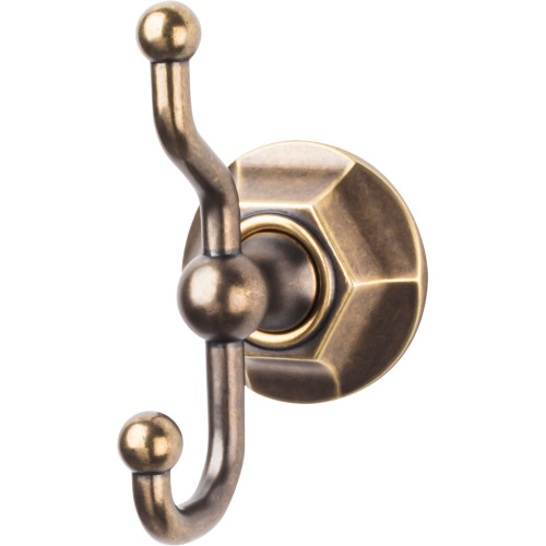 Top Knobs ED2GBZB: Edwardian Bath Double Wall Hook - German Bronze
