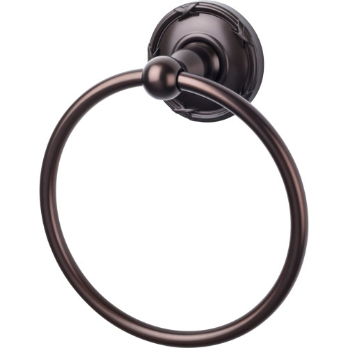 Top Knobs ED5ORBE: Edwardian Bath Towel Ring - Oil Rubbed Bronze