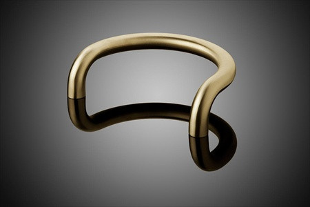 Forms+Surfaces DT1031 Series 12" cc Round Bar C-Shaped Door Pull