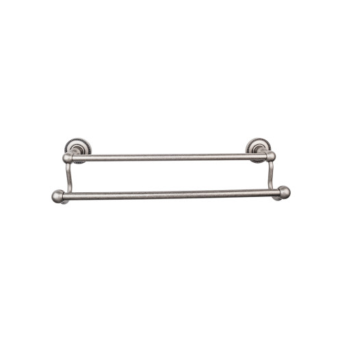 Top Knobs ED11APA: 30" cc Edwardian Bath Double Towel Bar - Antique Pewter