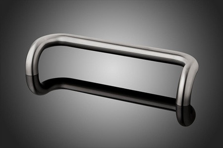 Forms+Surfaces DT1521 Series 18" cc Round Bar Offset Door Pull