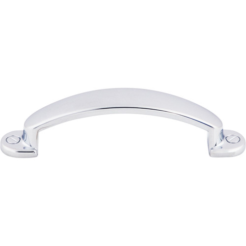 Top Knobs M1694: 3" cc Arendal Arch Cabinet Pull - Polished Chrome