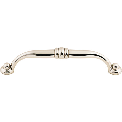 Top Knobs M1297: 5-1/16" cc Voss D-Handle Cabinet Pull - Polished Nickel