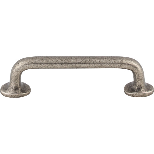 Top Knobs M1385: 4" cc Aspen Round Bar Cabinet Pull - Silicon Bronze Light