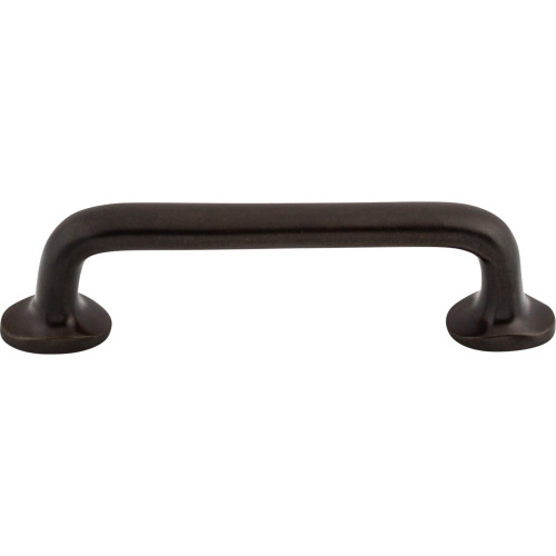 Top Knobs M1387: 4" cc Aspen Round Bar Cabinet Pull - Medium Bronze