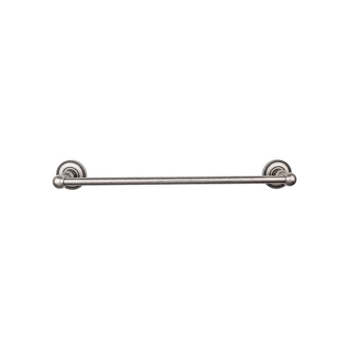 Top Knobs ED8APA: 24" cc Edwardian Bath Single Towel Bar - Antique Pewter