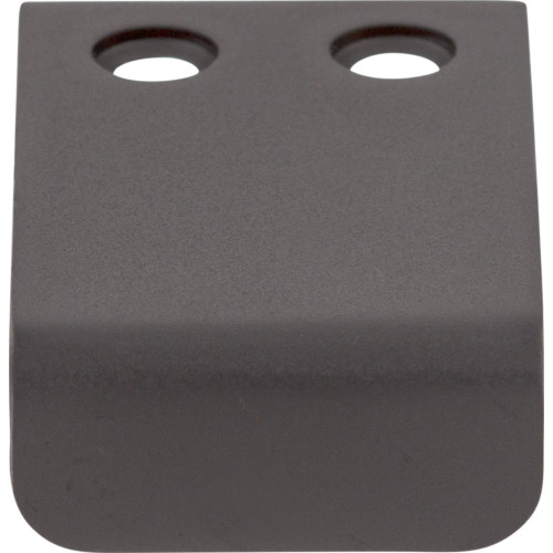 Top Knobs TK101BLK: 7/16" cc Additions Tab Cabinet Pull - Flat Black