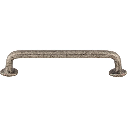 Top Knobs M1390: 6" cc Aspen Round Bar Cabinet Pull - Silicon Bronze Light