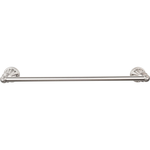 Top Knobs HUD10BSN: 30" cc Hudson Bath Single Towel Bar - Brushed Satin Nickel