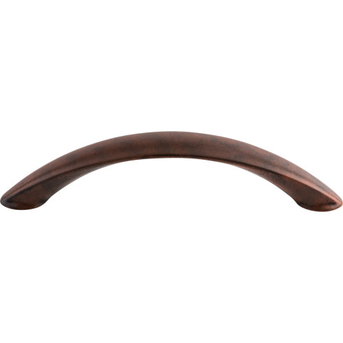 Top Knobs M1213: 4" cc Dakota Arc Cabinet Pull - Patina Rouge