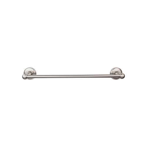 Top Knobs ED8BSND: 24" cc Edwardian Bath Single Towel Bar - Brushed Satin Nickel