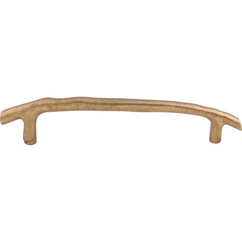 Top Knobs M1351: 8" cc Aspen Twig Cabinet Pull - Light Bronze