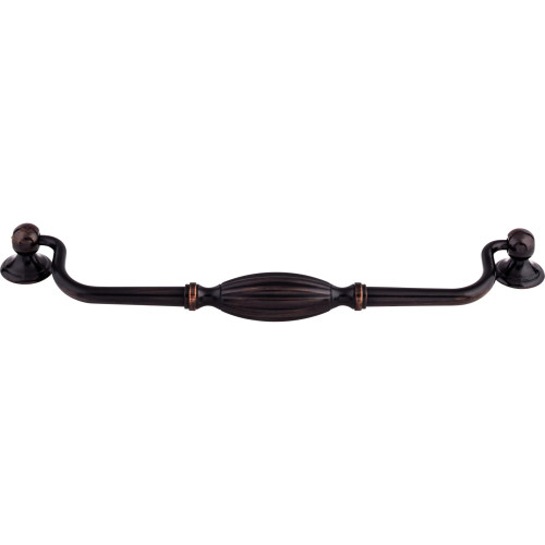 Top Knobs M1625: 8-13/16" cc Tuscany Drop Bail Cabinet Pull - Tuscan Bronze