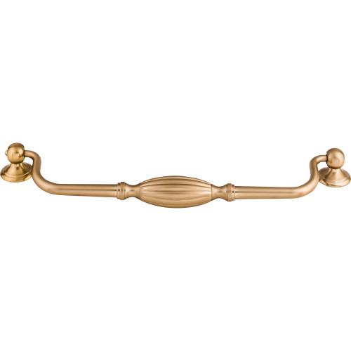 Top Knobs M1626: 8-13/16" cc Tuscany Drop Bail Cabinet Pull - Brushed Bronze