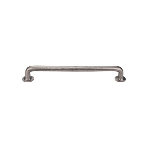 Top Knobs M1405: 18" cc Aspen Round Bar Appliance Pull - Silicon Bronze Light