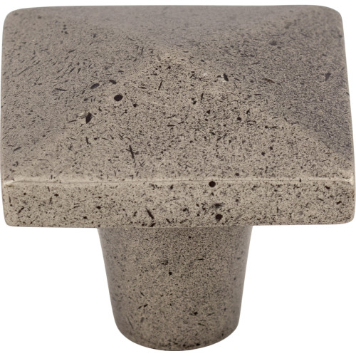 Top Knobs M1520: 1-1/2" Aspen Square Cabinet Knob - Silicon Bronze Light