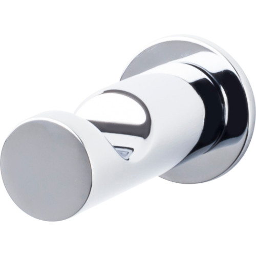 Top Knobs HOP1PC: Hopewell Bath Single Wall Hook - Polished Chrome