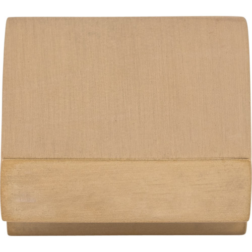 Top Knobs M1587: 1" Nouveau III Square Cabinet Knob - Brushed Bronze