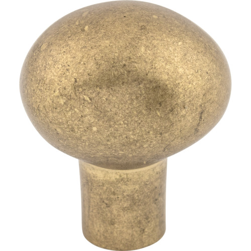 Top Knobs M1526: 1-3/16" Aspen Egg Cabinet Knob - Light Bronze