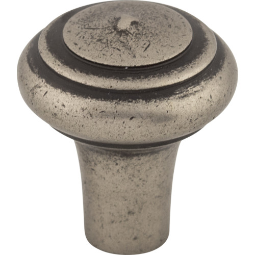 Top Knobs M1480: 1" Aspen Round Peak Cabinet Knob - Silicon Bronze Light