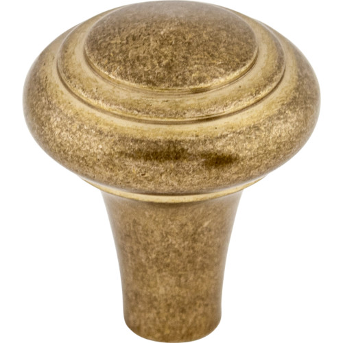 Top Knobs M1481: 1" Aspen Round Peak Cabinet Knob - Light Bronze
