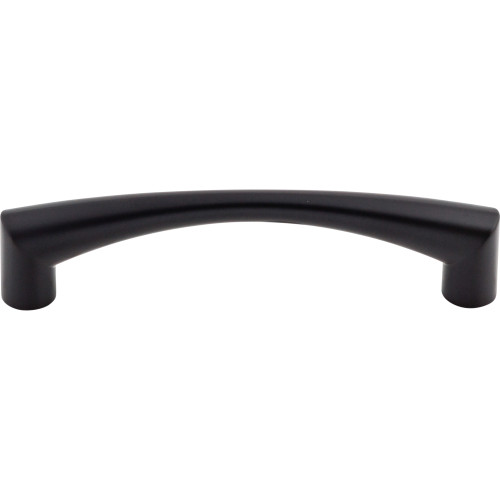 Top Knobs M1132: 5-1/16" cc Hidra Bar Cabinet Pull - Flat Black