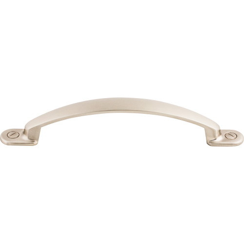 Top Knobs M1328: 5-1/16" cc Arendal D-Handle Cabinet Pull - Brushed Satin Nickel