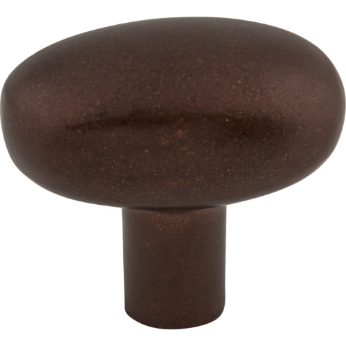 Top Knobs M1538: 1-9/16" Aspen Potato Cabinet Knob - Mahogany Bronze