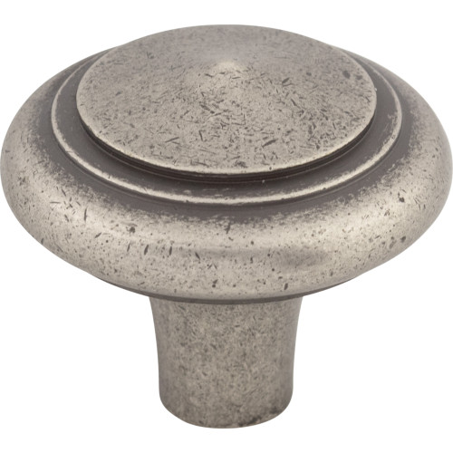 Top Knobs M1490: 1-5/8" Aspen Round Peak Cabinet Knob - Silicon Bronze Light
