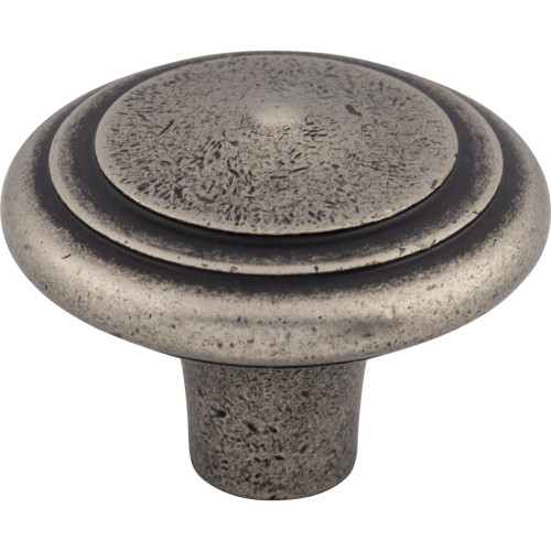 Top Knobs M1495: 2" Aspen Round Peak Cabinet Knob - Silicon Bronze Light
