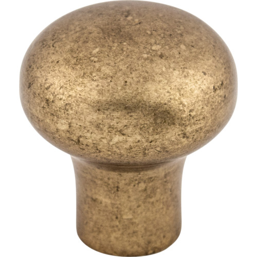 Top Knobs M1546: 7/8" Aspen Round Cabinet Knob - Light Bronze