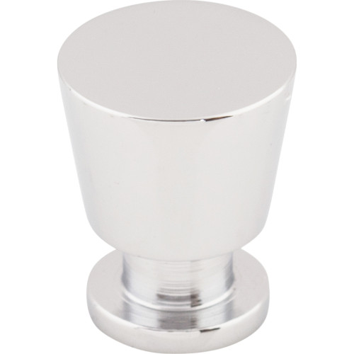 Top Knobs M550: 7/8" Rocks Tapered Cabinet Knob - Polished Chrome