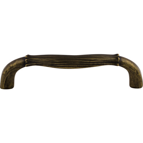 Top Knobs M924: 3-3/4" cc Edwardian D-Handle Cabinet Pull - German Bronze
