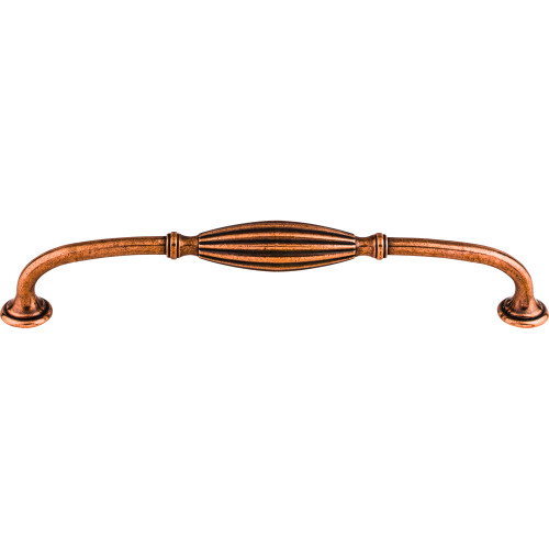 Top Knobs M469: 8-13/16" cc Tuscany D-Handle Cabinet Pull - Old English Copper