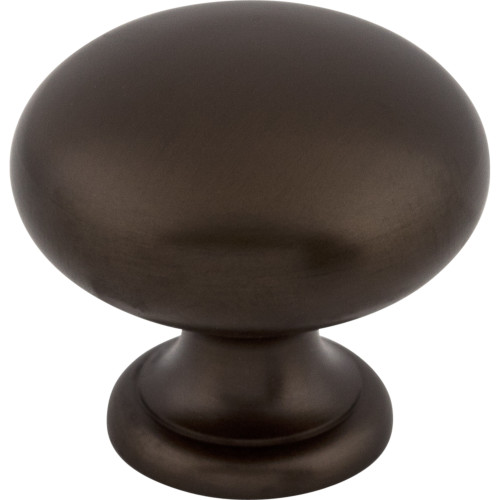 Top Knobs M753: 1-1/4" Normandy Mushroom Cabinet Knob - Oil Rubbed Bronze