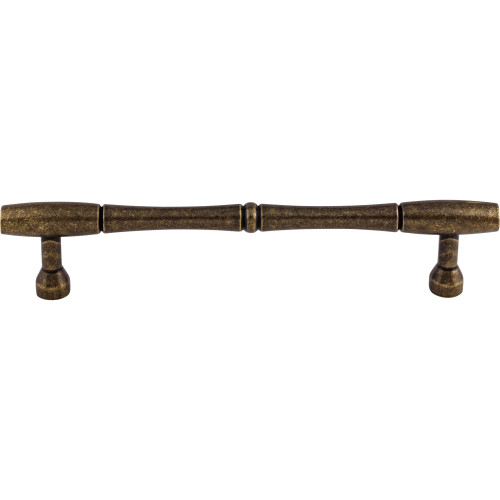 Top Knobs M726-7: 7" cc Nouveau Bamboo Round Bar Cabinet Pull - German Bronze