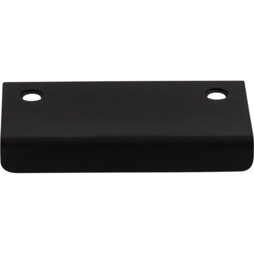 Top Knobs TK103BLK: 2-1/4" cc Additions Tab Cabinet Pull - Flat Black